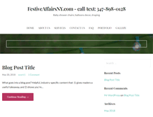 Tablet Screenshot of festiveaffairsny.com